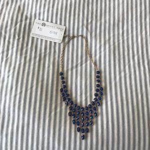 Blue and Gold necklace